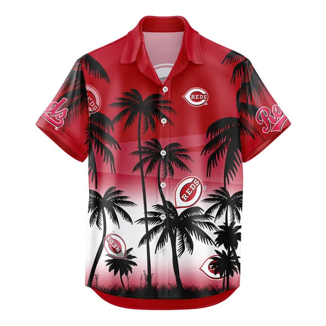 [HOMERUN DEAL] NEW CUSTOMIZED MLB05 CRS CINCINNATI REDS UNISEX HAWAIIAN SHIRT & SHORTS SET