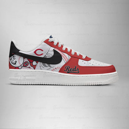 [HOMERUN DEAL] NEW CUSTOMIZED MLB05 CC REDS AF1 SHOES