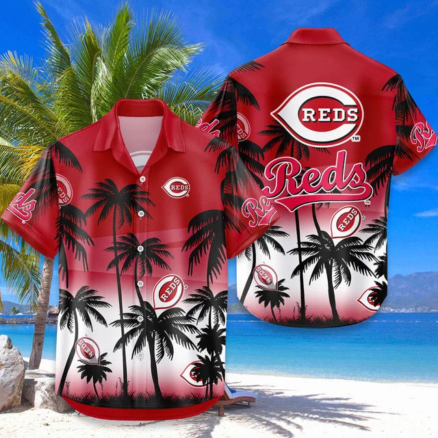 [HOMERUN DEAL] NEW CUSTOMIZED MLB05 CRS CINCINNATI REDS UNISEX HAWAIIAN SHIRT & SHORTS SET
