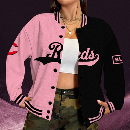 [HOMERUN DEAL] NEW CUSTOMIZED MLB05 CRS CINCINNATI REDS SATIN VARSITY & BASEBALL JACKET