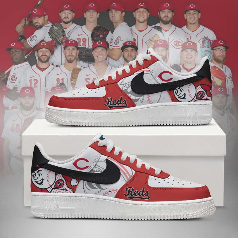 [HOMERUN DEAL] NEW CUSTOMIZED MLB05 CC REDS AF1 SHOES