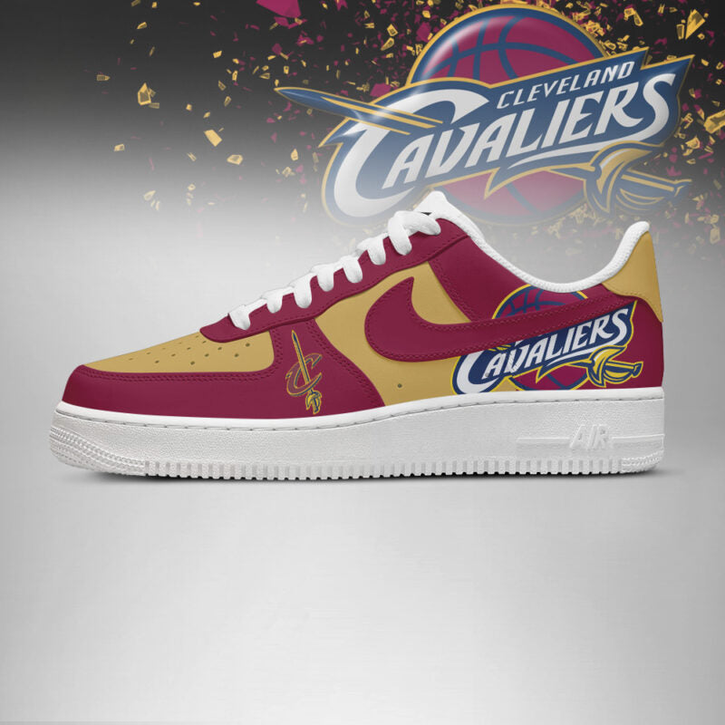 [SLAM DUNK DEAL] NEW CUSTOMIZED NBA02 CCA CLEVELAND CAVALIERS AF1 SHOES