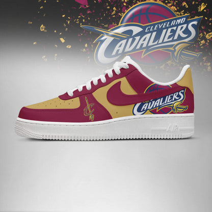[SLAM DUNK DEAL] NEW CUSTOMIZED NBA02 CCA CLEVELAND CAVALIERS AF1 SHOES