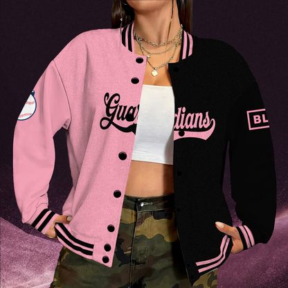 [HOMERUN DEAL] NEW CUSTOMIZED MLB13 CGS CLEVELAND GUARDIANS SATIN VARSITY & BASEBALL JACKET