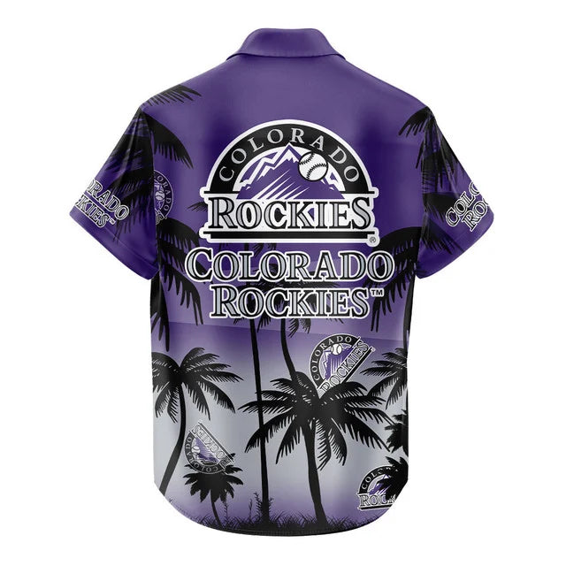 [HOMERUN DEAL] NEW CUSTOMIZED MLB30 COR COLORADO ROCKIES UNISEX HAWAIIAN SHIRT & SHORTS SET