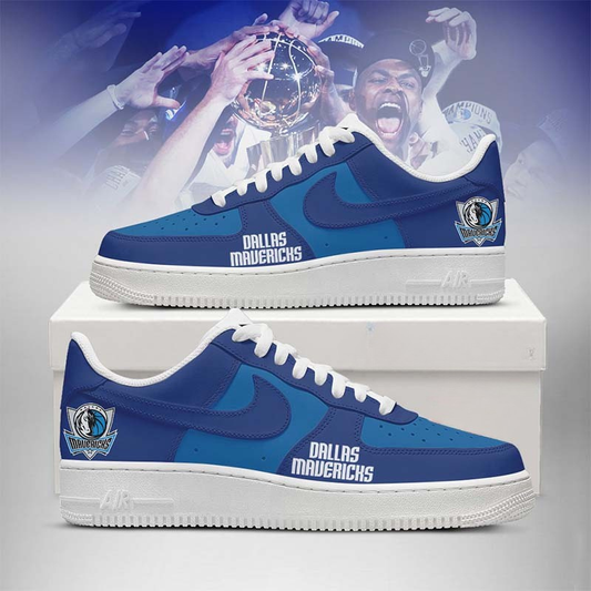 [SLAM DUNK DEAL] NEW CUSTOMIZED NBA18 DMA DALLAS MAVERICKS AF1 SHOES