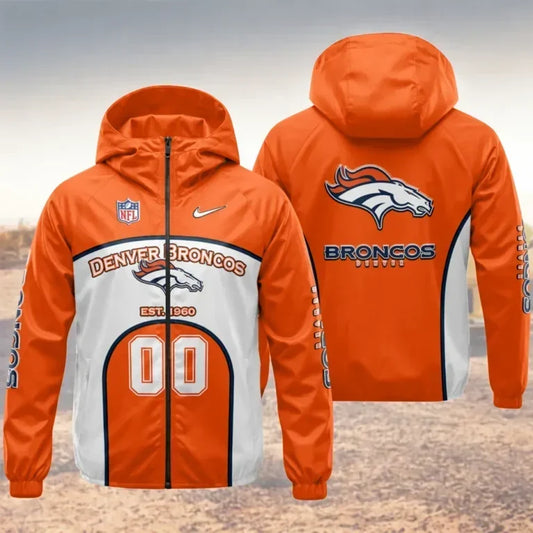 [TOUCHDOWN DEAL] NEW CUSTOMIZED NFL13 DVB DENVER BRONCOS WINDBREAKER JACKET