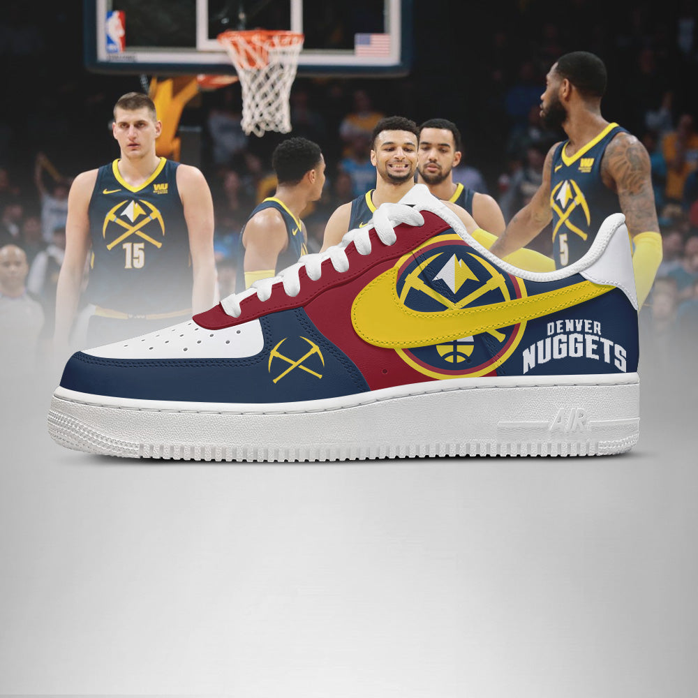 [SLAM DUNK DEAL] NEW CUSTOMIZED NBA08 DNU DENVER NUGGETS AF1 SHOES
