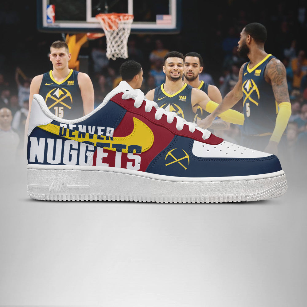 [SLAM DUNK DEAL] NEW CUSTOMIZED NBA08 DNU DENVER NUGGETS AF1 SHOES