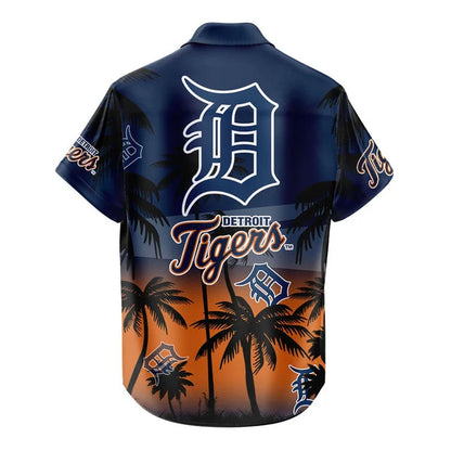 [HOMERUN DEAL] NEW CUSTOMIZED MLB16 DTS DETROIT TIGERS UNISEX HAWAIIAN SHIRT & SHORTS SET