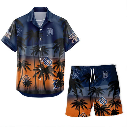 [HOMERUN DEAL] NEW CUSTOMIZED MLB16 DTS DETROIT TIGERS UNISEX HAWAIIAN SHIRT & SHORTS SET