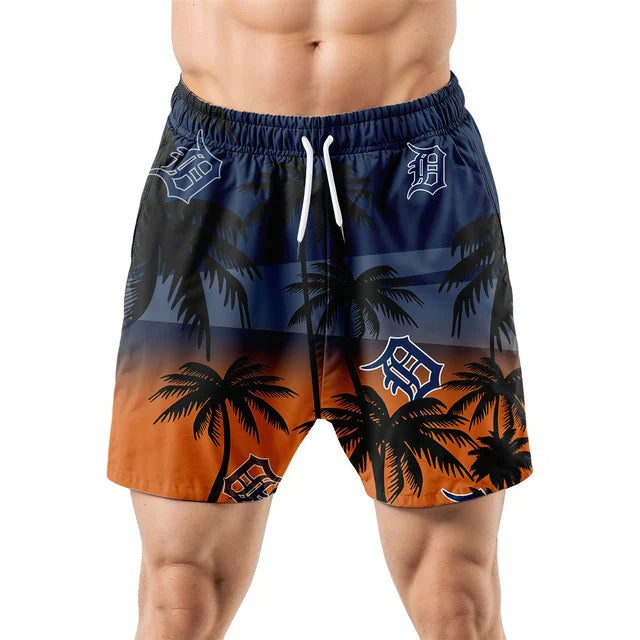 [HOMERUN DEAL] NEW CUSTOMIZED MLB16 DTS DETROIT TIGERS UNISEX HAWAIIAN SHIRT & SHORTS SET