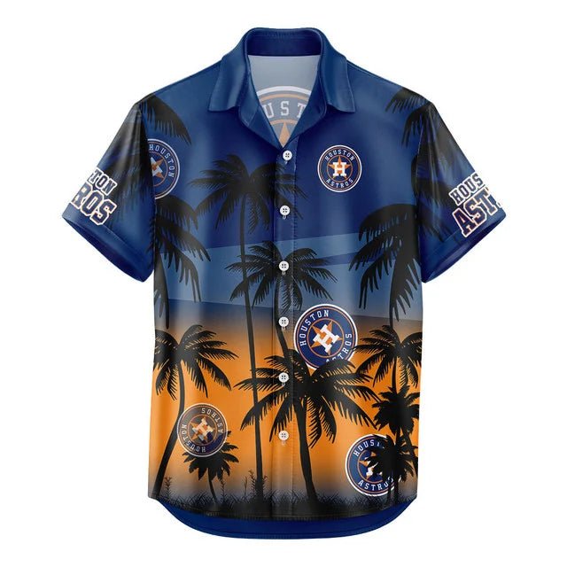 [HOMERUN DEAL] NEW CUSTOMIZED MLB10 HAS HOUSTON ASTROS UNISEX HAWAIIAN SHIRT & SHORTS SET
