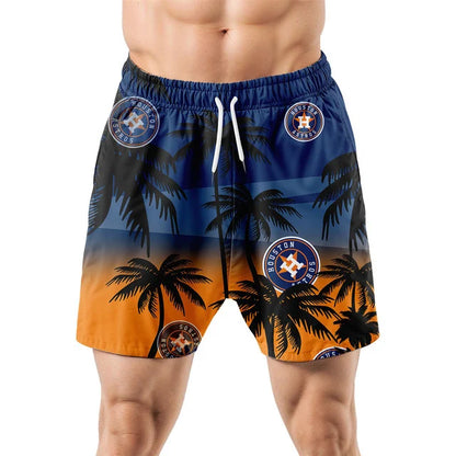 [HOMERUN DEAL] NEW CUSTOMIZED MLB10 HAS HOUSTON ASTROS UNISEX HAWAIIAN SHIRT & SHORTS SET