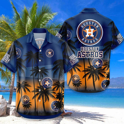 [HOMERUN DEAL] NEW CUSTOMIZED MLB10 HAS HOUSTON ASTROS UNISEX HAWAIIAN SHIRT & SHORTS SET