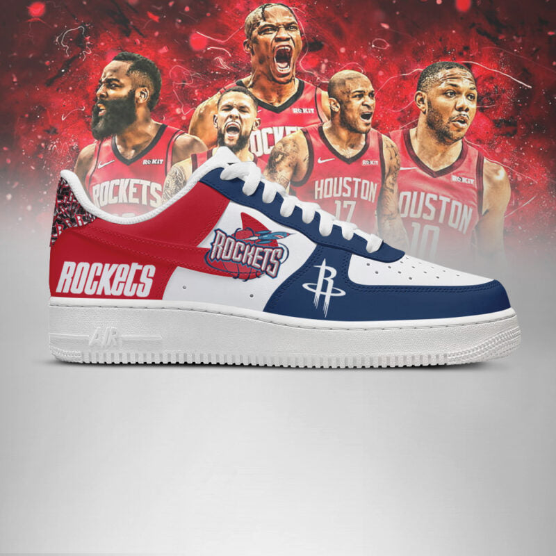 [SLAM DUNK DEAL] NEW CUSTOMIZED NBA07 HRO HOUSTON ROCKETS AF1 SHOES