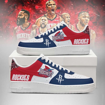 [SLAM DUNK DEAL] NEW CUSTOMIZED NBA07 HRO HOUSTON ROCKETS AF1 SHOES