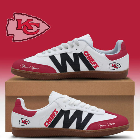 [TOUCHDOWN DEAL] NEW CUSTOMIZED NFL01 KCC KANSAS CITY CHIEFS CLASSIC SNEAKERS