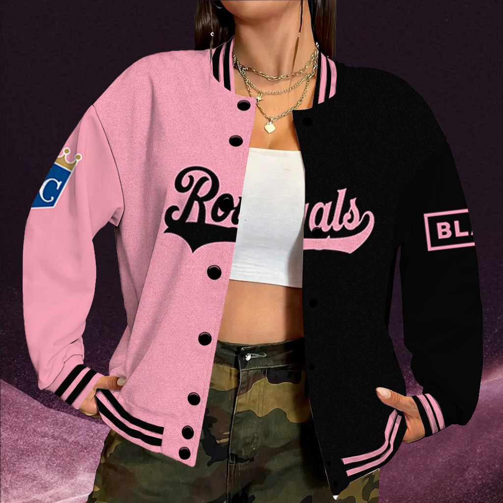 [HOMERUN DEAL] NEW CUSTOMIZED MLB19 KCR KANSAS CITY ROYALS SATIN VARSITY & BASEBALL JACKET