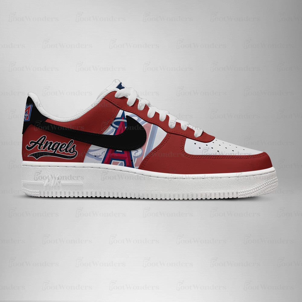 [HOMERUN DEAL] NEW CUSTOMIZED MLB27 LA ANGELS AF1 SHOES