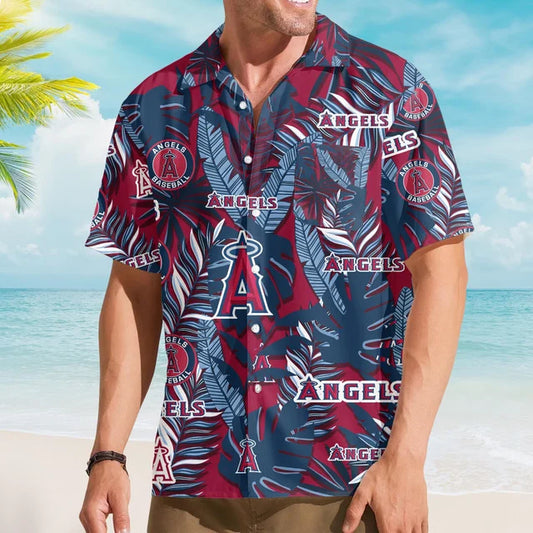 [HOMERUN DEAL] NEW CUSTOMIZED MLB27 LAA LOS ANGELES ANGELS UNISEX HAWAIIAN SHIRT