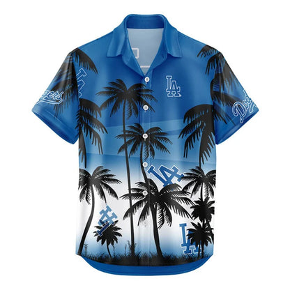 [HOMERUN DEAL] NEW CUSTOMIZED MLB02 LAD LOS ANGELES DODGERS UNISEX HAWAIIAN SHIRT & SHORTS SET