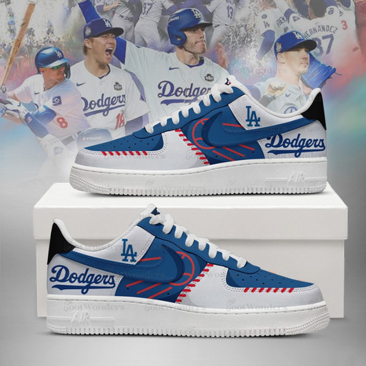 [HOMERUN DEAL] NEW CUSTOMIZED MLB02 LA DODGERS AF1 SHOES