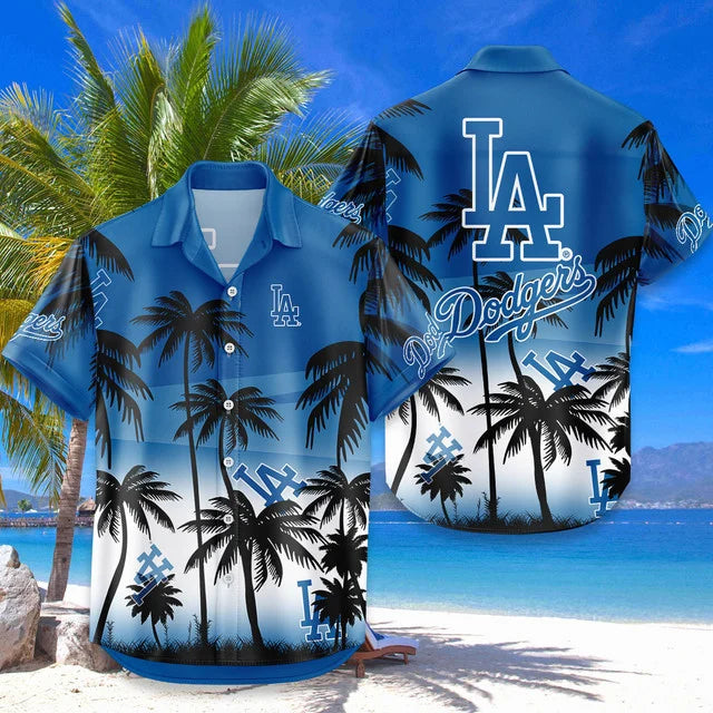 [HOMERUN DEAL] NEW CUSTOMIZED MLB02 LAD LOS ANGELES DODGERS UNISEX HAWAIIAN SHIRT & SHORTS SET