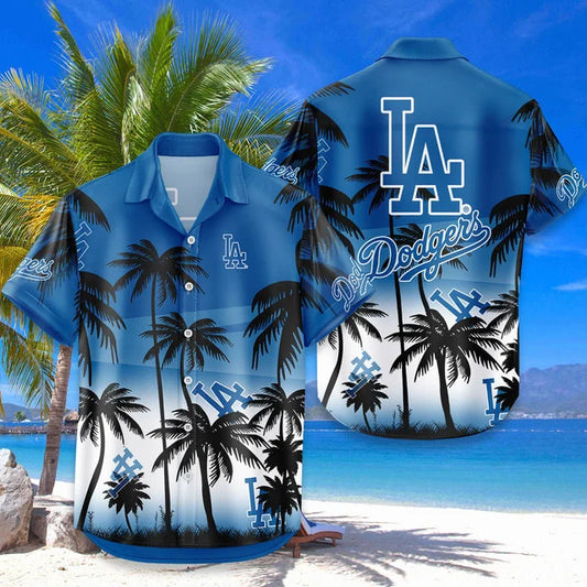 [HOMERUN DEAL] NEW CUSTOMIZED MLB02 LAD LOS ANGELES DODGERS UNISEX HAWAIIAN SHIRT & SHORTS SET