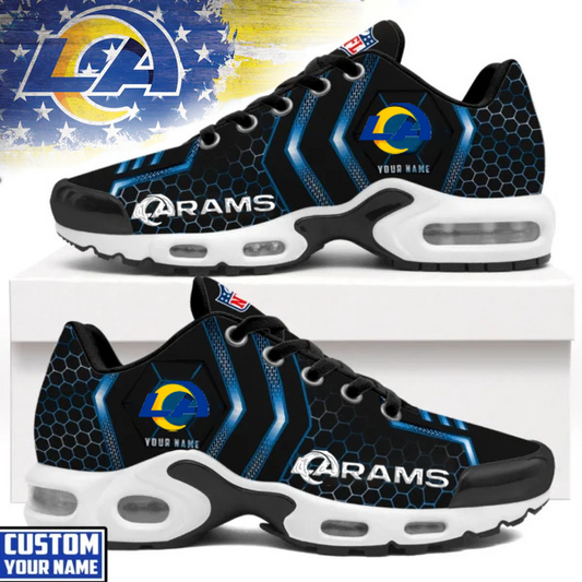 [TOUCHDOWN DEAL] NEW CUSTOMIZED NFL22 LAR LOS ANGELES RAMS AIR MAX PLUS SNEAKERS