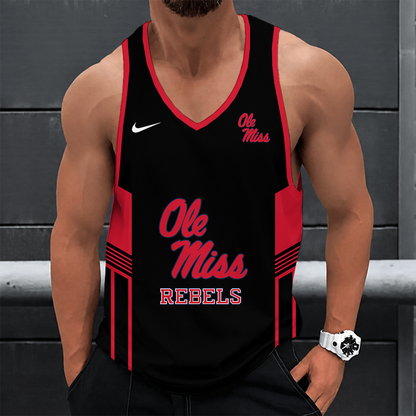 [HOMERUN DEAL] NEW CUSTOMIZED NCAA CWS13 OMR OLE MISS REBELS UNISEX TANK TOP