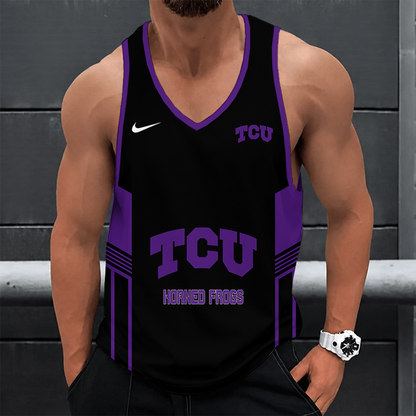 [HOMERUN DEAL] NEW CUSTOMIZED NCAA CWS14 THF TCU HORNED FROGS UNISEX TANK TOP