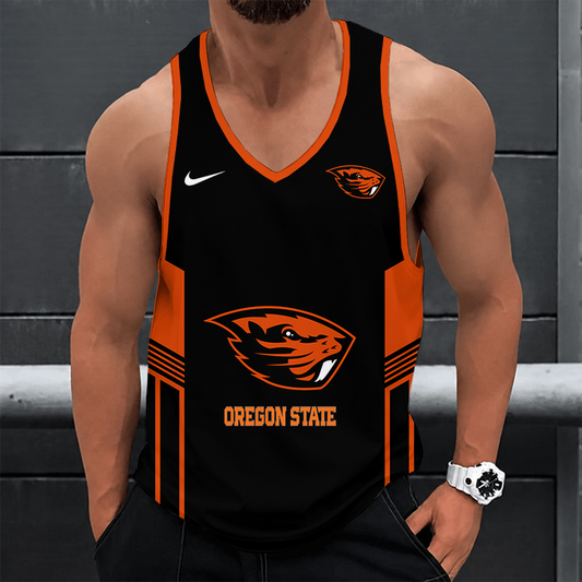 [HOMERUN DEAL] NEW CUSTOMIZED NCAA CWS15 OGB OREGON STATE BEAVERS UNISEX TANK TOP