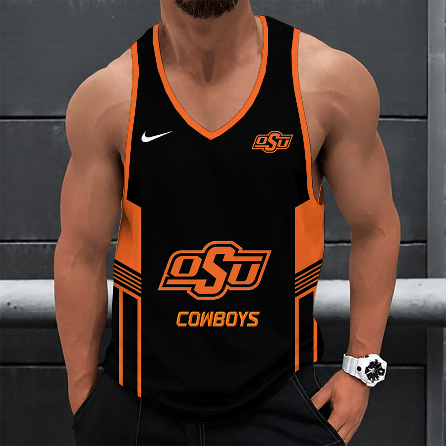[HOMERUN DEAL] NEW CUSTOMIZED NCAA CWS19 OSC OKLAHOMA STATE COWBOYS UNISEX TANK TOP