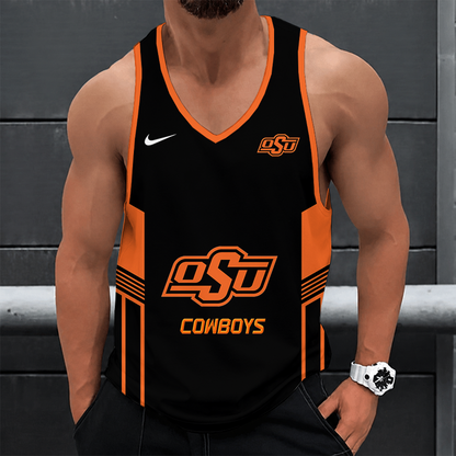 [HOMERUN DEAL] NEW CUSTOMIZED NCAA CWS19 OSC OKLAHOMA STATE COWBOYS UNISEX TANK TOP