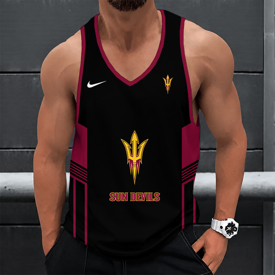 [HOMERUN DEAL] NEW CUSTOMIZED NCAA CWS02 ASS ARIZONA STATE SUN DEVILS UNISEX TANK TOP