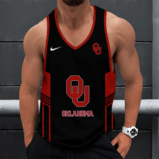 [HOMERUN DEAL] NEW CUSTOMIZED NCAA CWS22 OUS OKLAHOMA SOONERS UNISEX TANK TOP