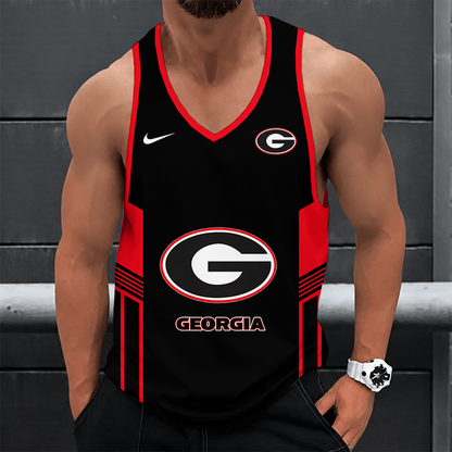 [HOMERUN DEAL] NEW CUSTOMIZED NCAA CWS23 GEB GEORGIA BULLDOGS UNISEX TANK TOP