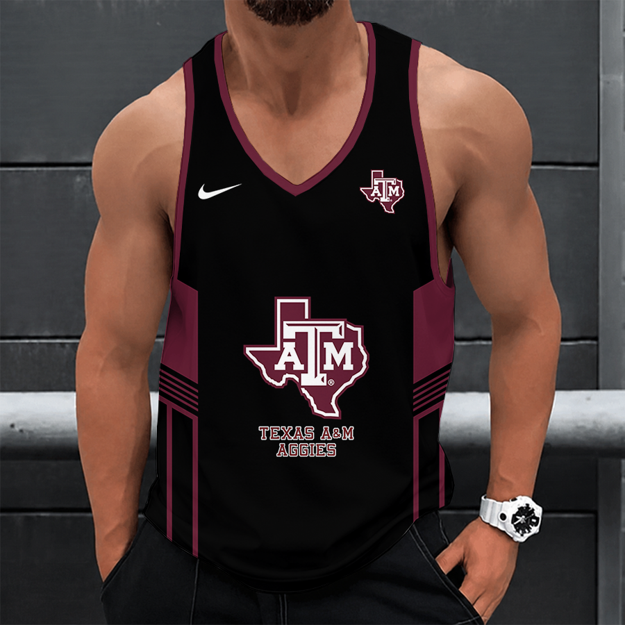 [HOMERUN DEAL] NEW CUSTOMIZED NCAA CWS27 TAA TEXAS A&M AGGIES UNISEX TANK TOP