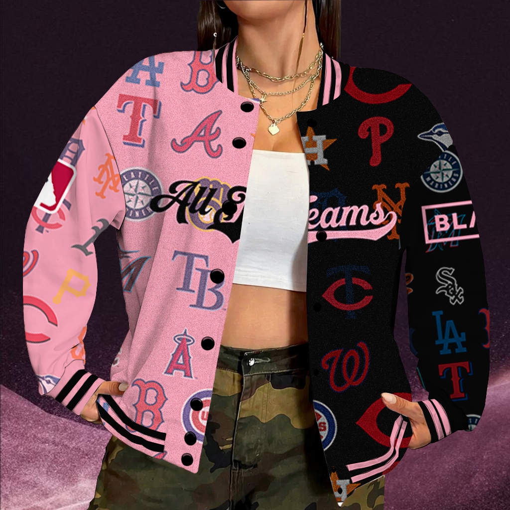 [HOMERUN DEAL] NEW CUSTOMIZED MLB32 ALL TEAMS SATIN VARSITY & BASEBALL JACKET