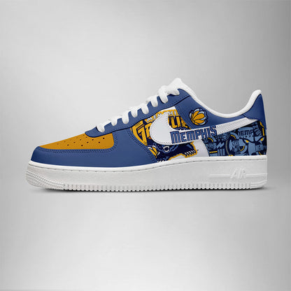 [SLAM DUNK DEAL] NEW CUSTOMIZED NBA13 MGR MEMPHIS GRIZZLIES AF1 SHOES