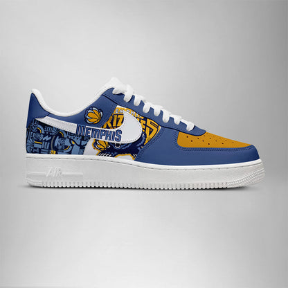 [SLAM DUNK DEAL] NEW CUSTOMIZED NBA13 MGR MEMPHIS GRIZZLIES AF1 SHOES