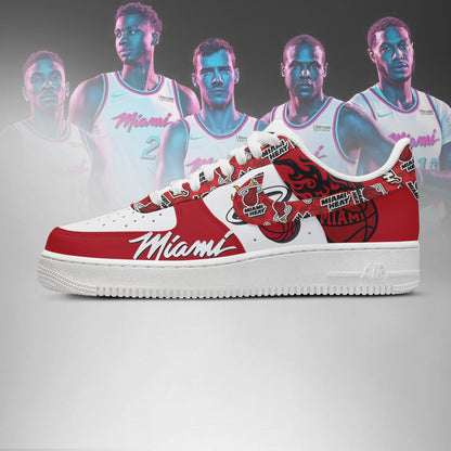 [SLAM DUNK DEAL] NEW CUSTOMIZED NBA20 MHE MIAMI HEAT AF1 SHOES