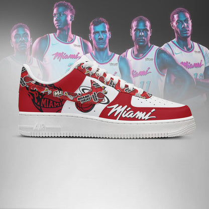 [SLAM DUNK DEAL] NEW CUSTOMIZED NBA20 MHE MIAMI HEAT AF1 SHOES