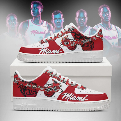 [SLAM DUNK DEAL] NEW CUSTOMIZED NBA20 MHE MIAMI HEAT AF1 SHOES