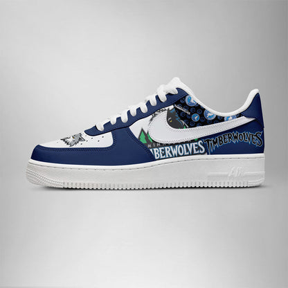 [SLAM DUNK DEAL] NEW CUSTOMIZED NBA05 MTW MINNESOTA TIMBERWOLVES AF1 SHOES