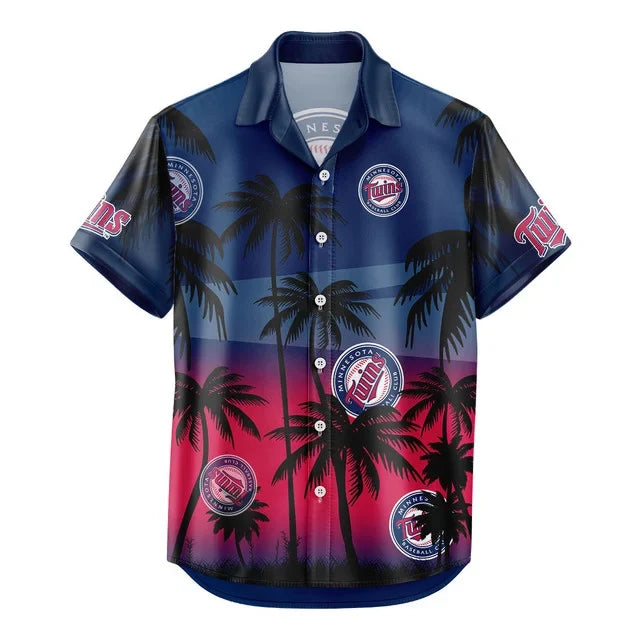[HOMERUN DEAL] NEW CUSTOMIZED MLB22 MTS MINNESOTA TWINS UNISEX HAWAIIAN SHIRT & SHORTS SET