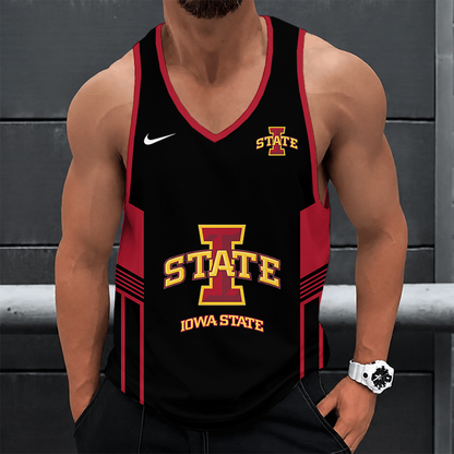 [SLAM DUNK DEAL] NEW CUSTOMIZED NCAA MAM10 ISC IOWA STATE CYCLONES STRAPPY UNISEX TANK TOP