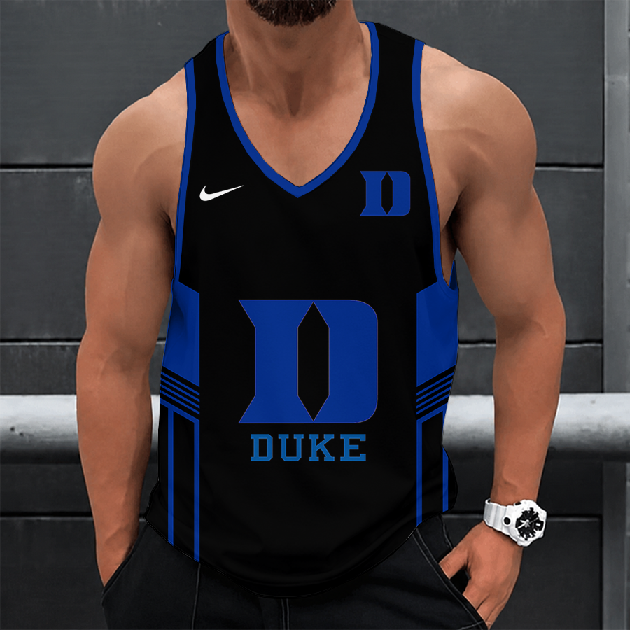 [SLAM DUNK DEAL] NEW CUSTOMIZED NCAA MAM12 DLD DUKE BLUE DEVILS STRAPPY UNISEX TANK TOP