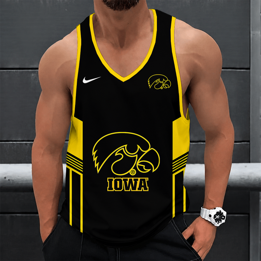 [SLAM DUNK DEAL] NEW CUSTOMIZED NCAA MAM16 IWH IOWA HAWKEYES STRAPPY UNISEX TANK TOP